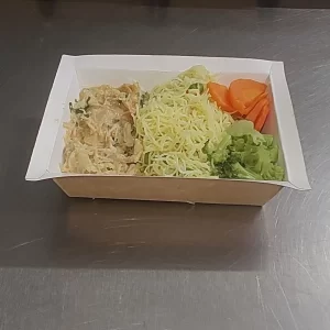 0014) Frango Assado Com creme de queijo e alho poró (Fitnnes)